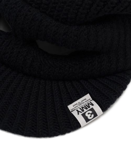 Masked Cat Visor Knit Cap