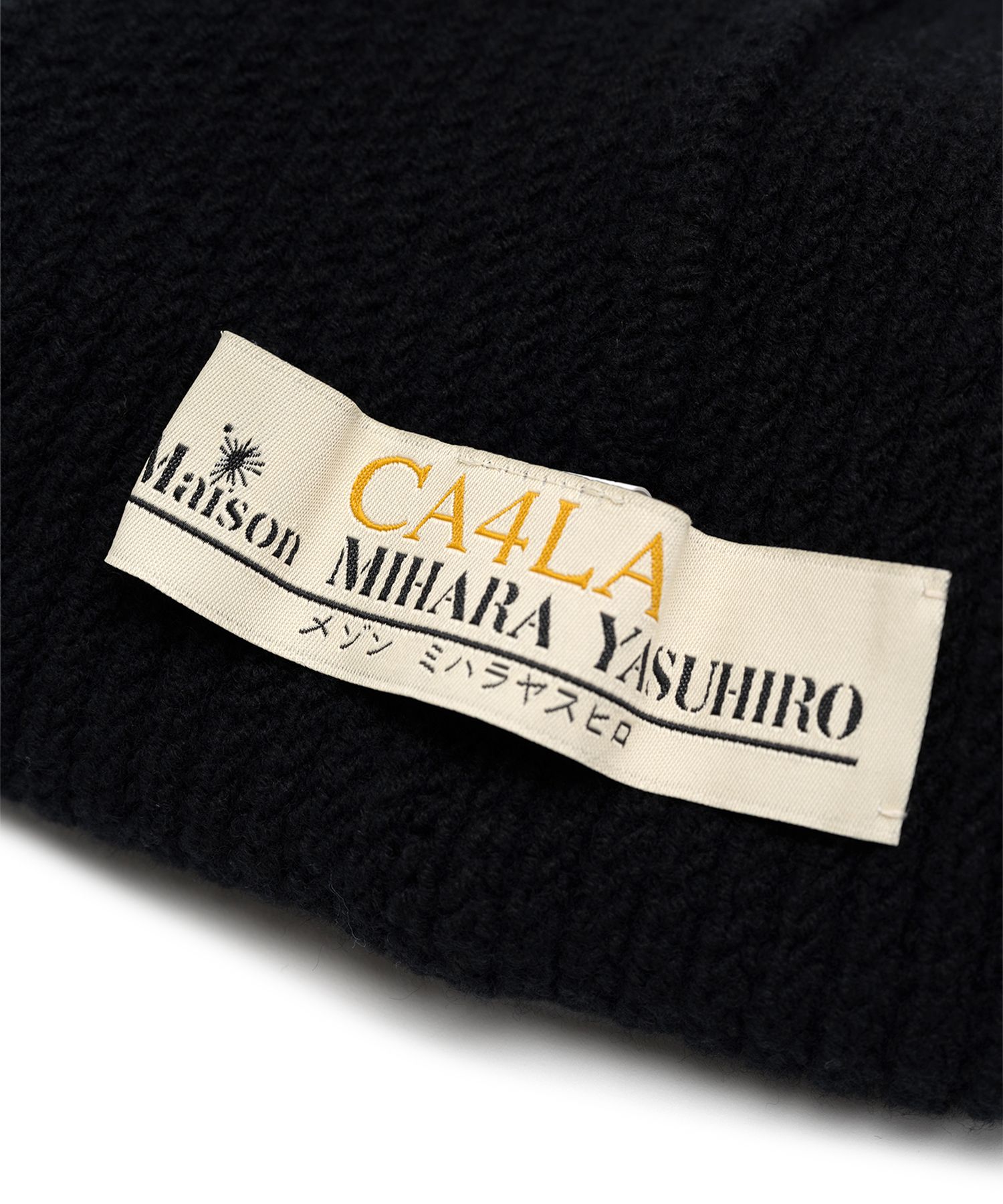 Masked Cat Visor Knit Cap