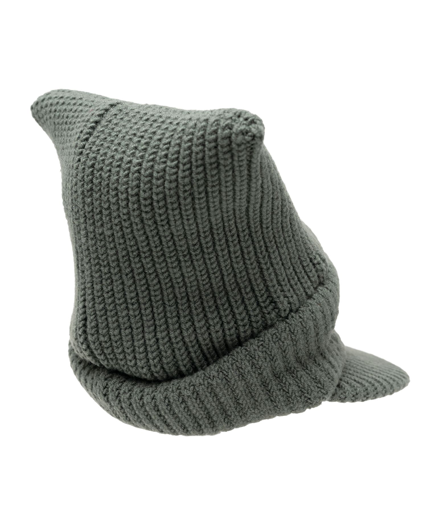 Masked Cat Visor Knit Cap