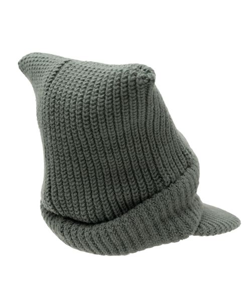 Masked Cat Visor Knit Cap