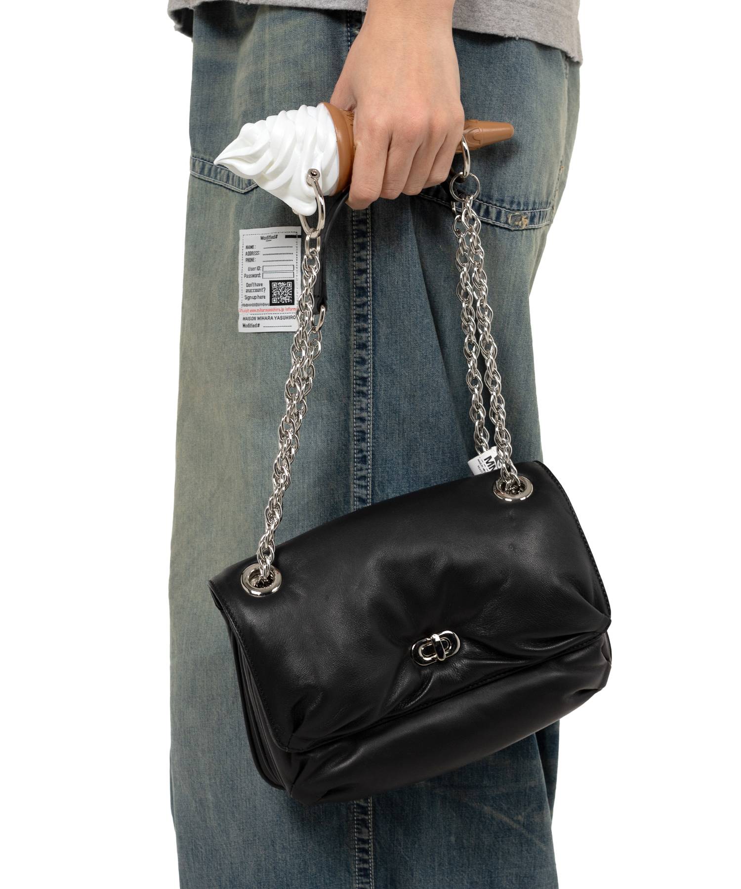 "TOY" Soft Serve Handle Chain Shoulder Bag