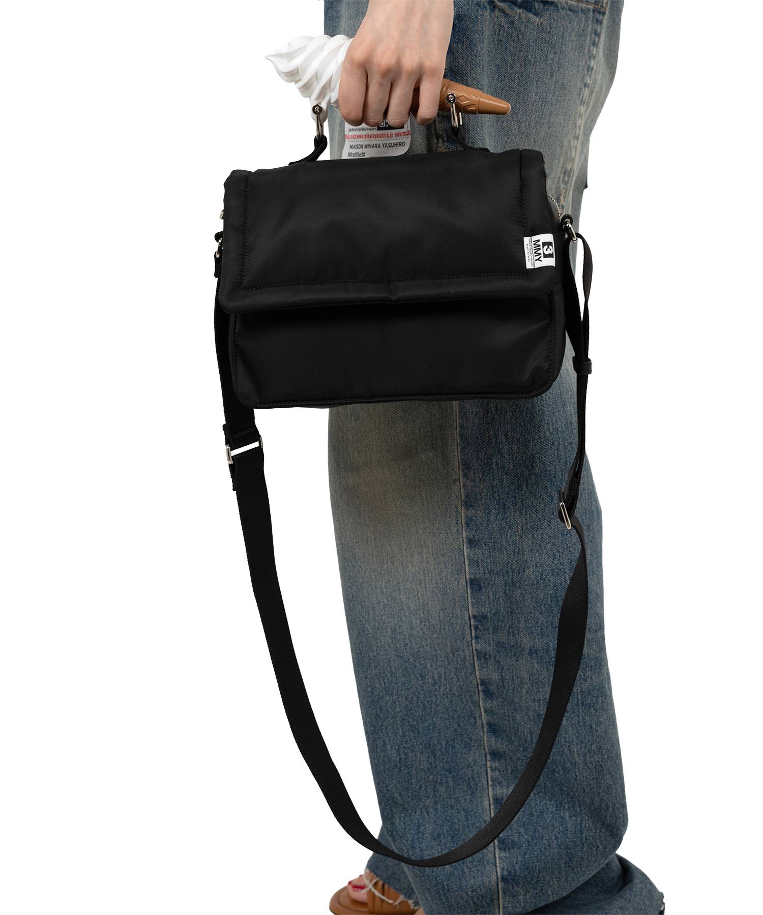 "TOY" Soft Serve Handle Nylon Shoulder Bag