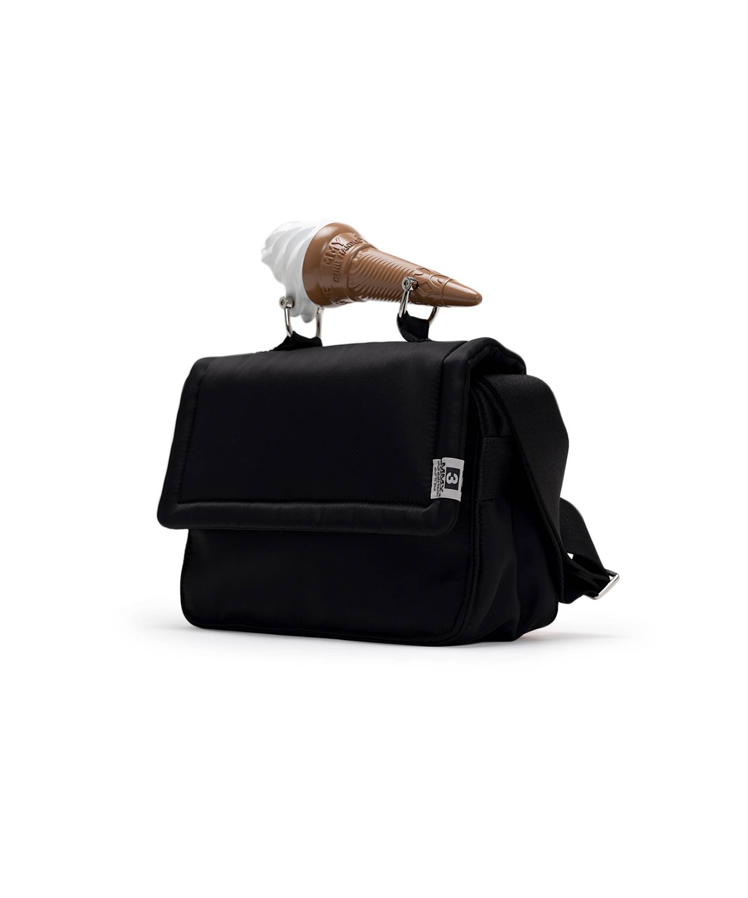 "TOY" Soft Serve Handle Nylon Shoulder Bag