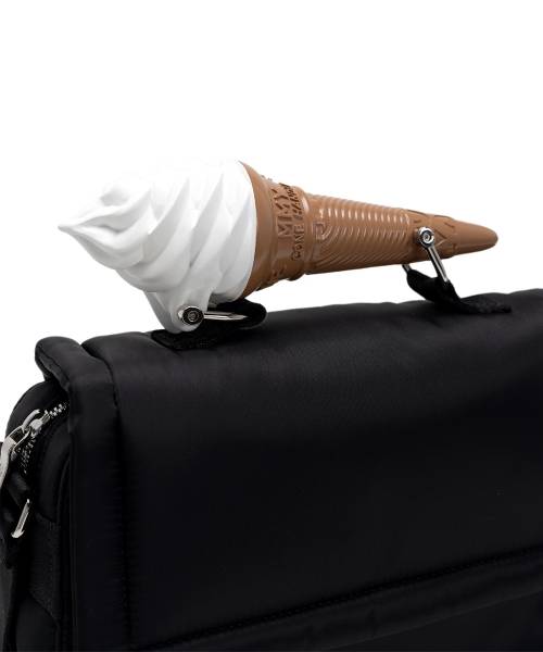 "TOY" Soft Serve Handle Nylon Shoulder Bag