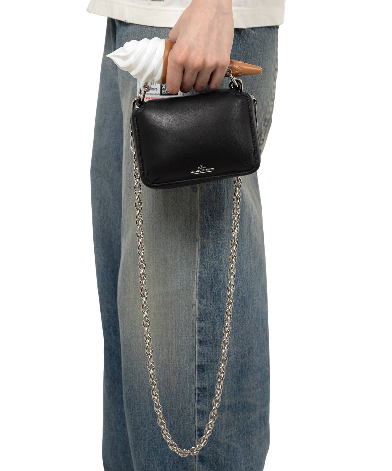 "TOY" Soft Serve Handle Chain Shoulder Wallet