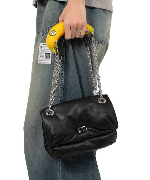 "TOY" Banana Handle Chain Shoulder Bag