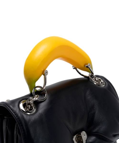"TOY" Banana Handle Chain Shoulder Bag