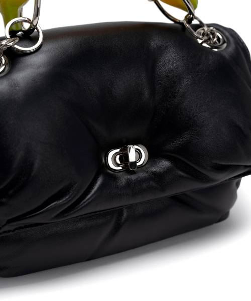 "TOY" Banana Handle Chain Shoulder Bag