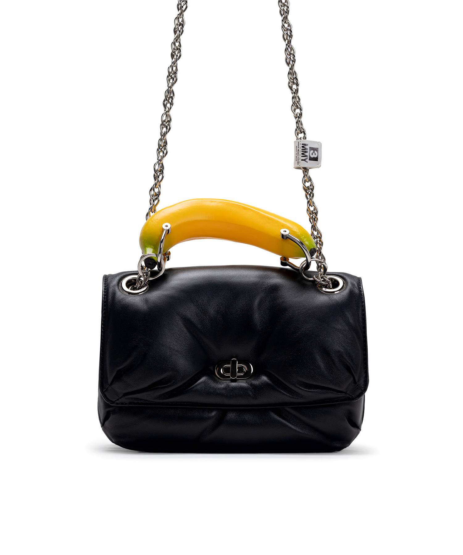 "TOY" Banana Handle Chain Shoulder Bag