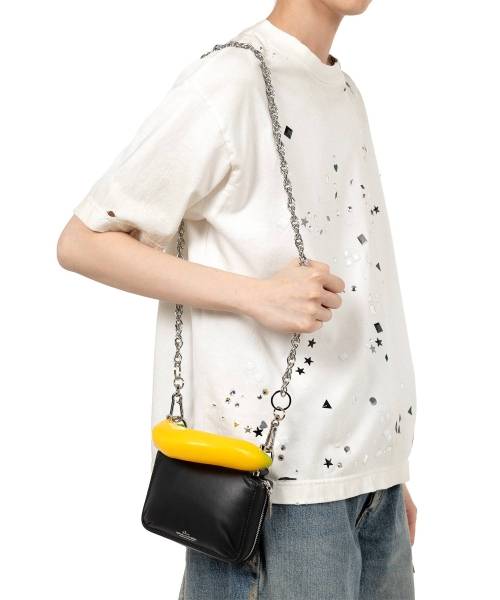 "TOY" Banana Handle Chain Shoulder Wallet