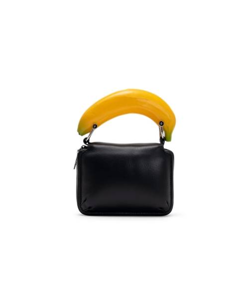 "TOY" Banana Handle Chain Shoulder Wallet