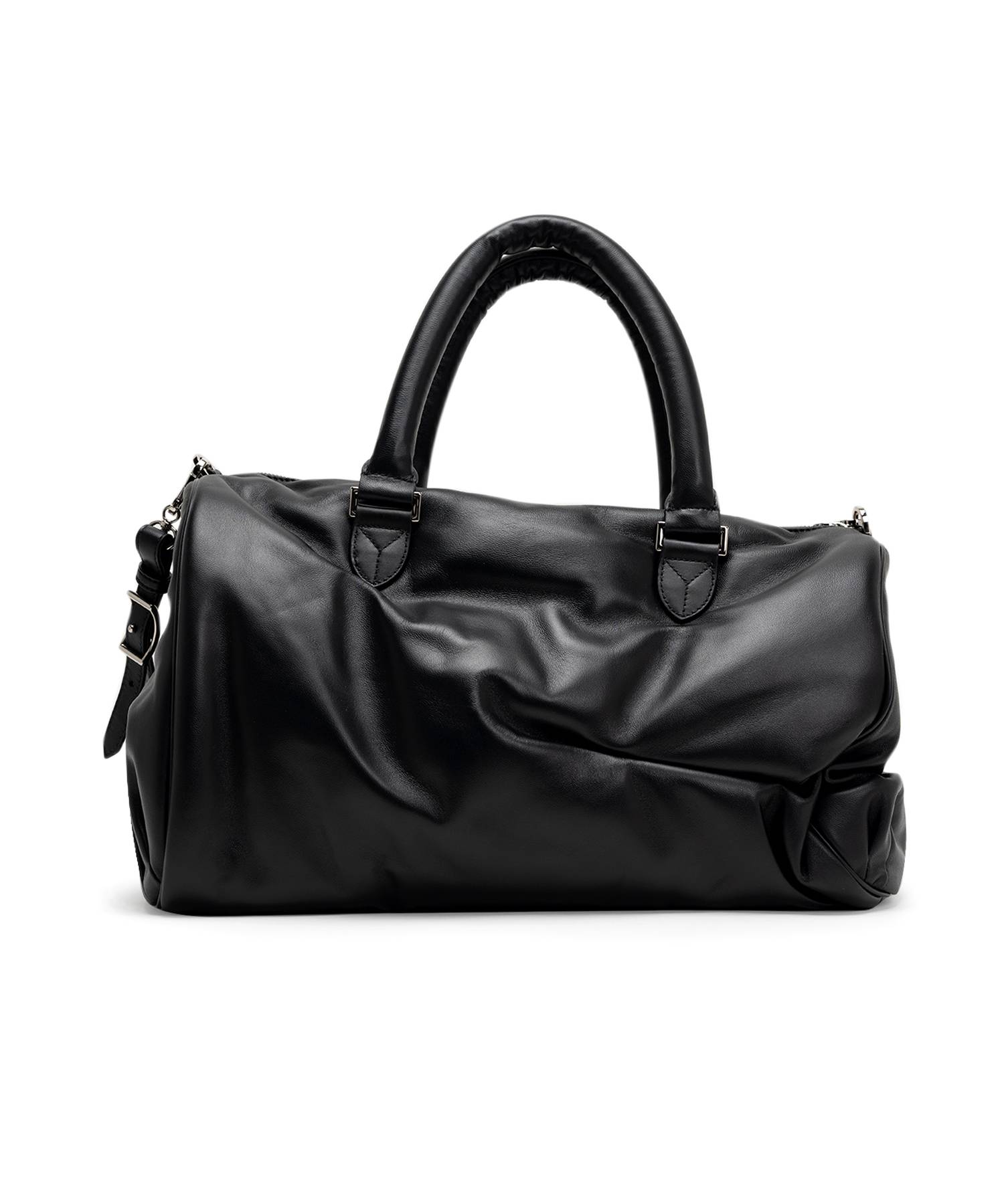 "PUCKER"Puffer Boston Bag