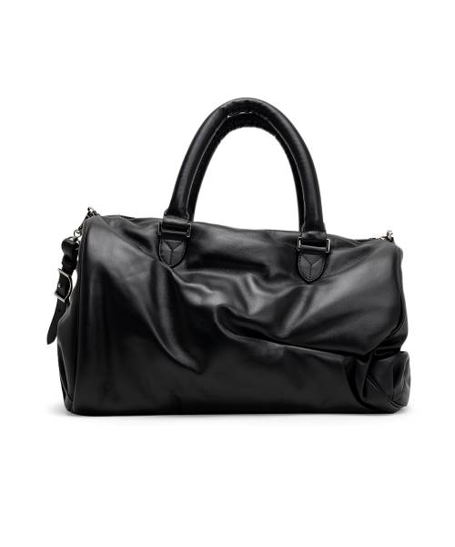 "PUCKER"Puffer Boston Bag