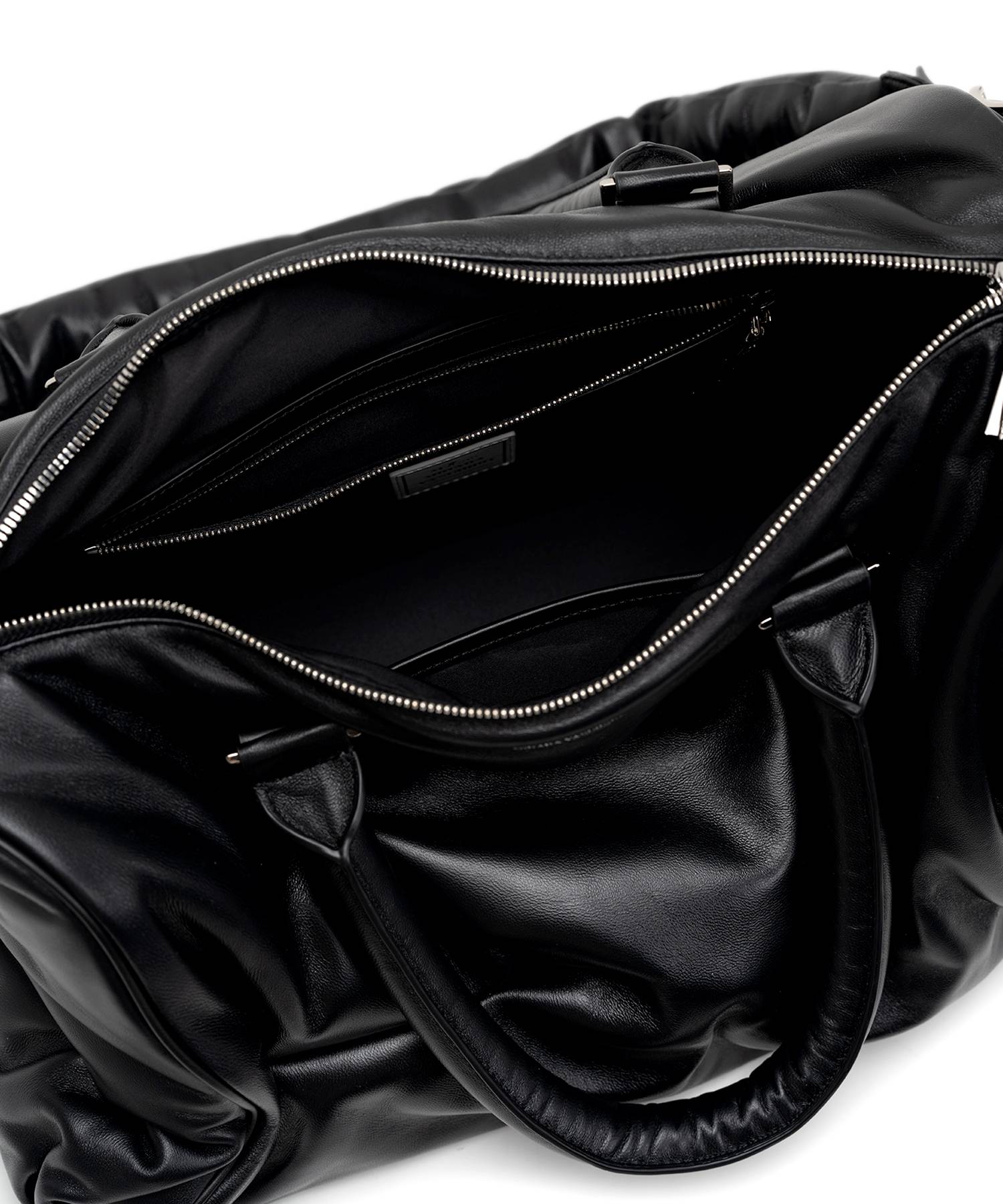 "PUCKER"Puffer Boston Bag