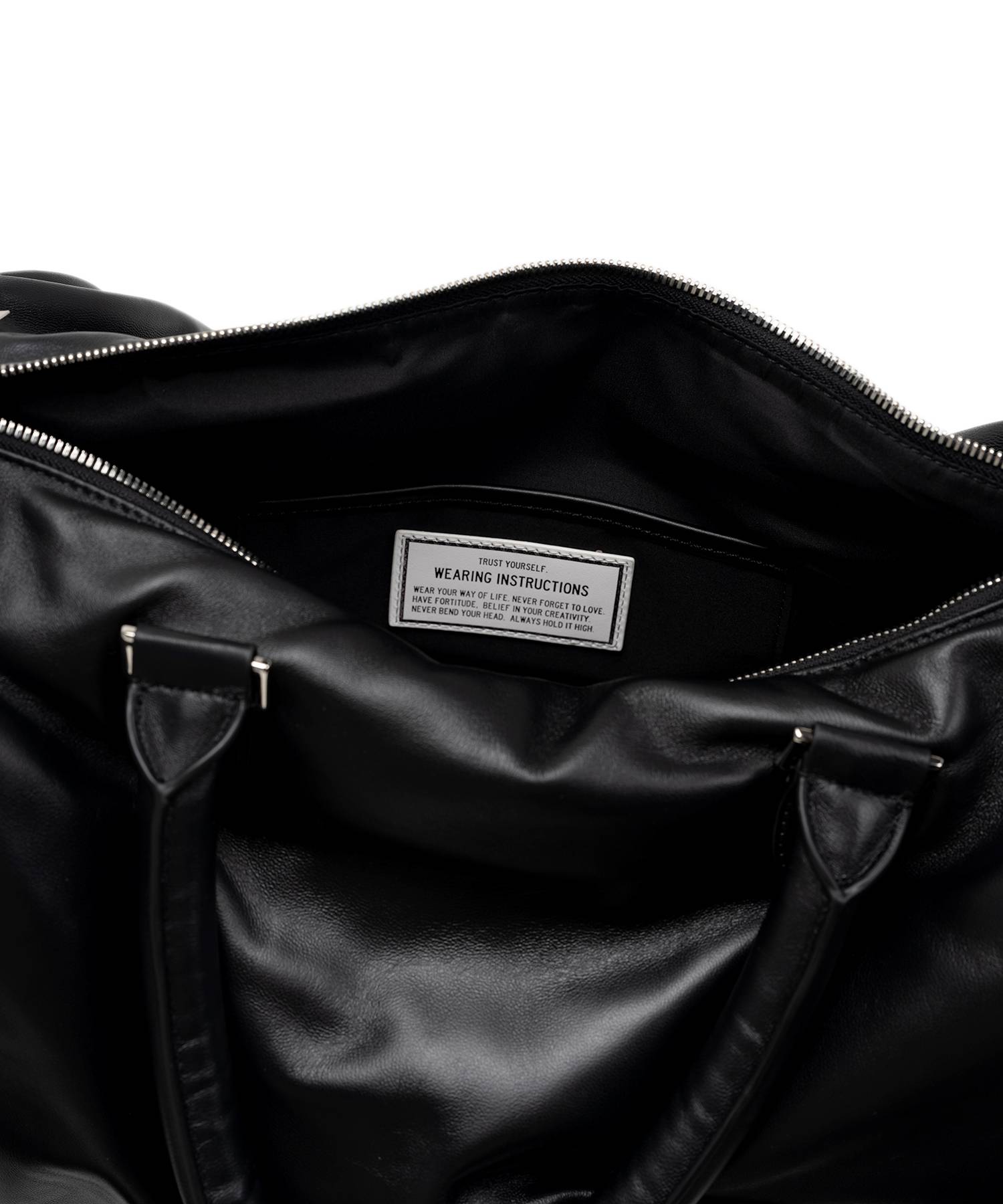 "PUCKER"Puffer Boston Bag