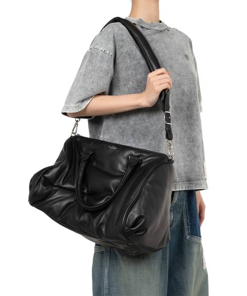 "PUCKER"Puffer Boston Bag