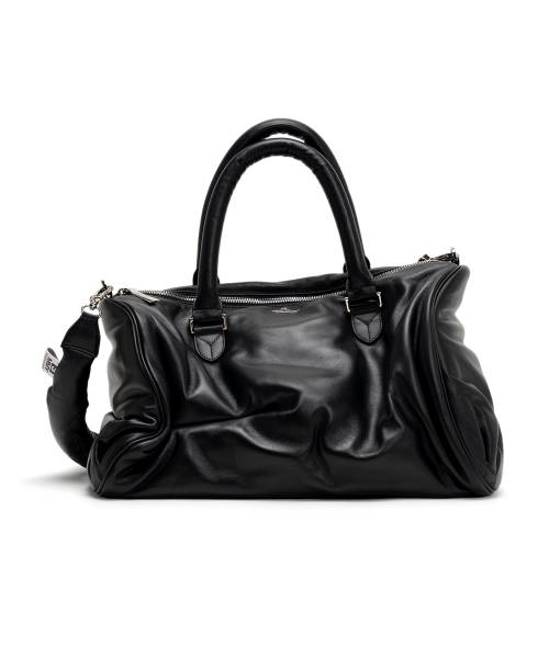 "PUCKER"Puffer Boston Bag