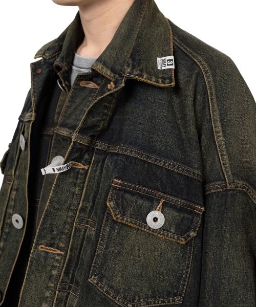 Front Layered Denim Jacket