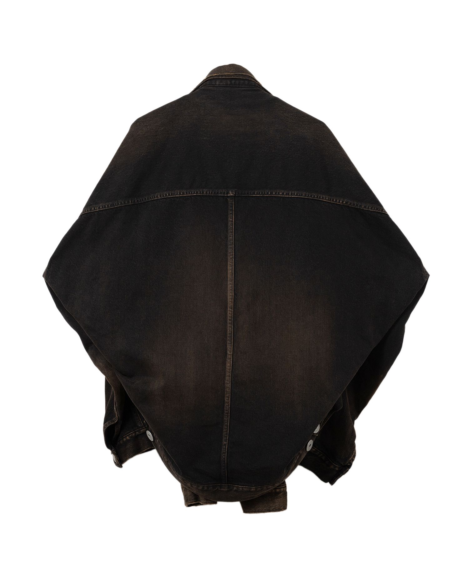 Front Layered Denim Jacket