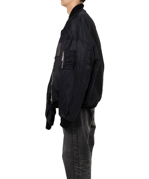 Front Layered Flight Jacket