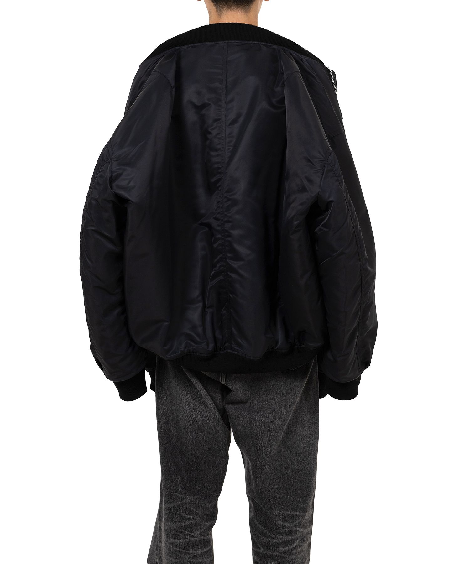 Front Layered Flight Jacket