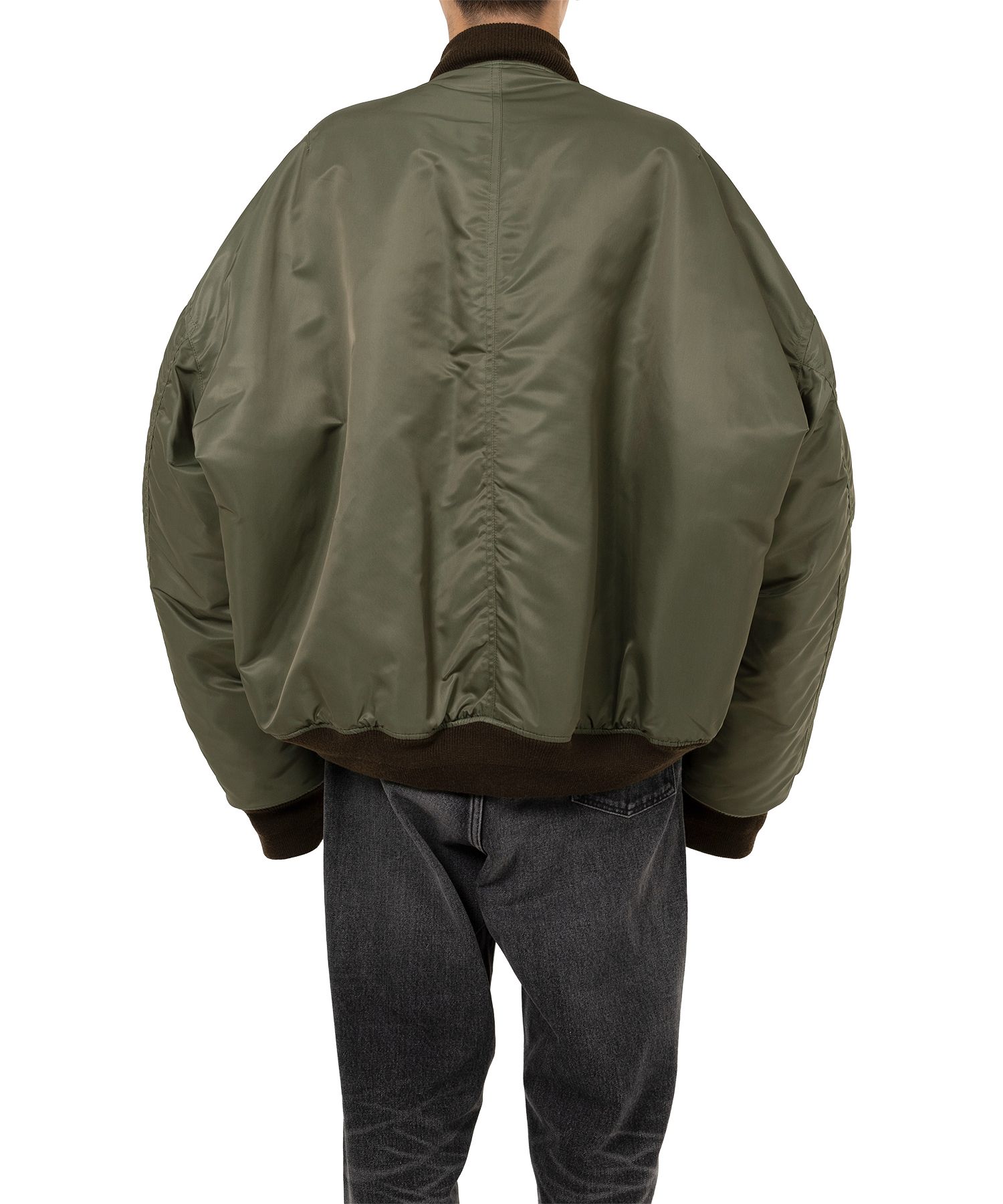 Front Layered Flight Jacket
