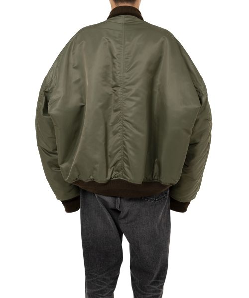 Front Layered Flight Jacket