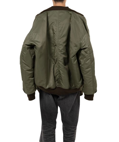 Front Layered Flight Jacket