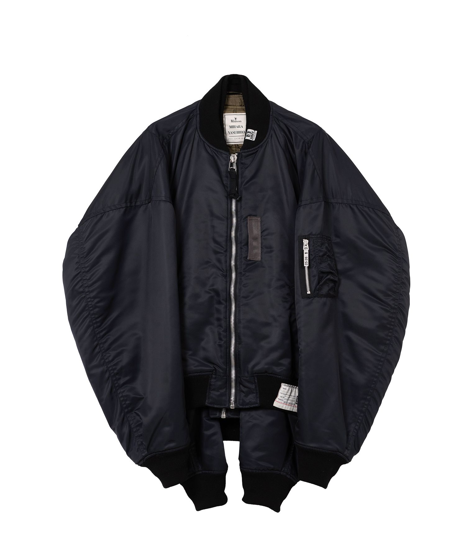 Front Layered Flight Jacket