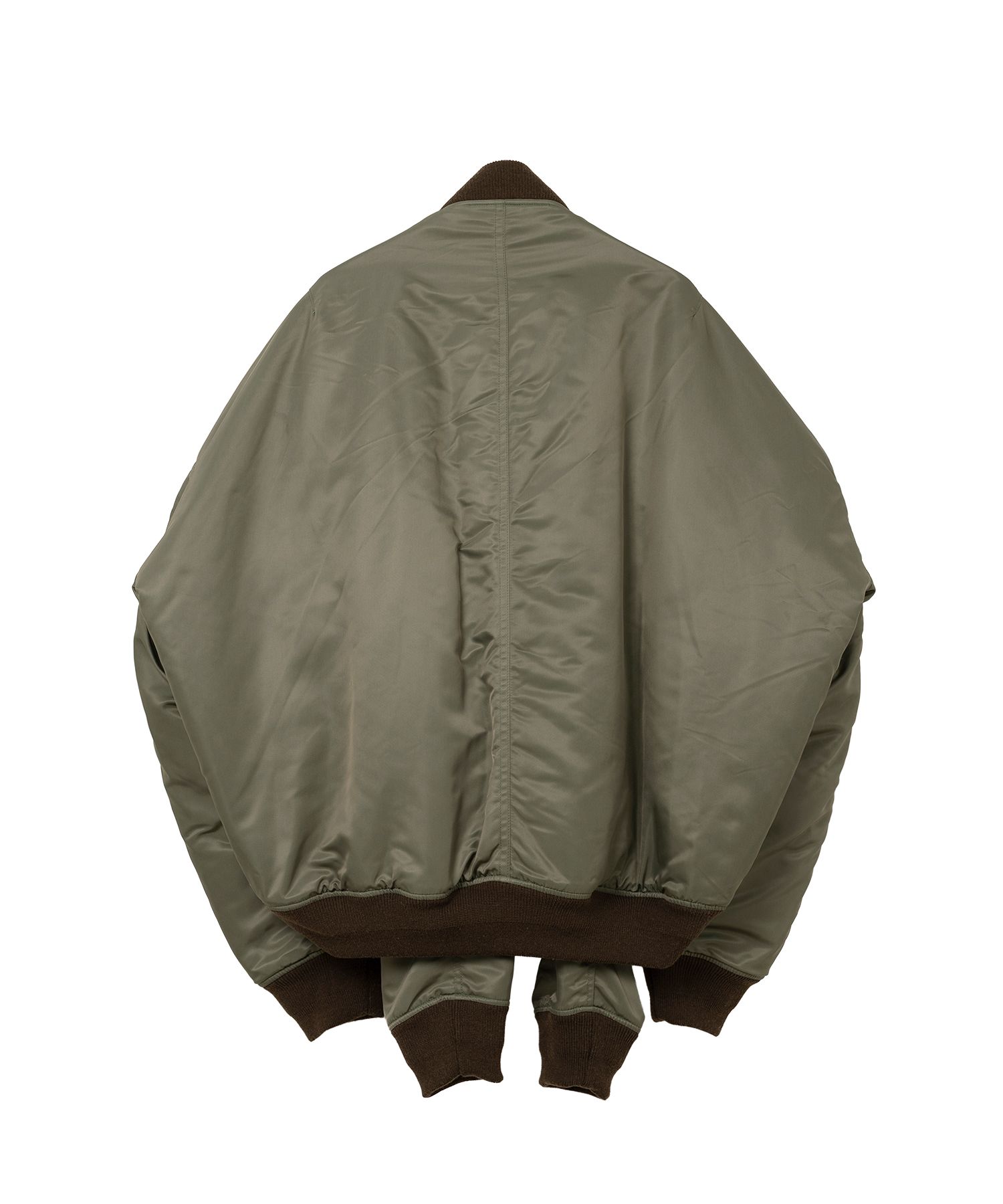 Front Layered Flight Jacket