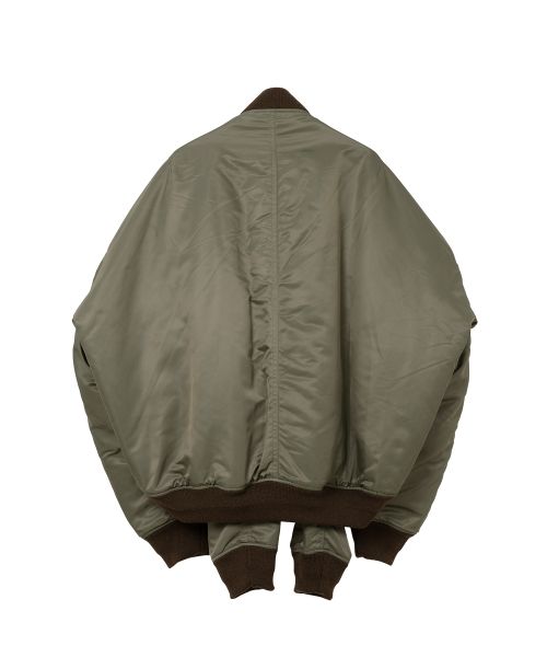 Front Layered Flight Jacket