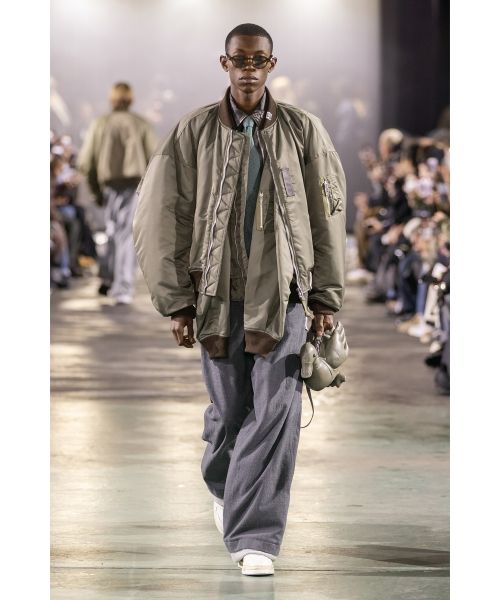 Front Layered Flight Jacket