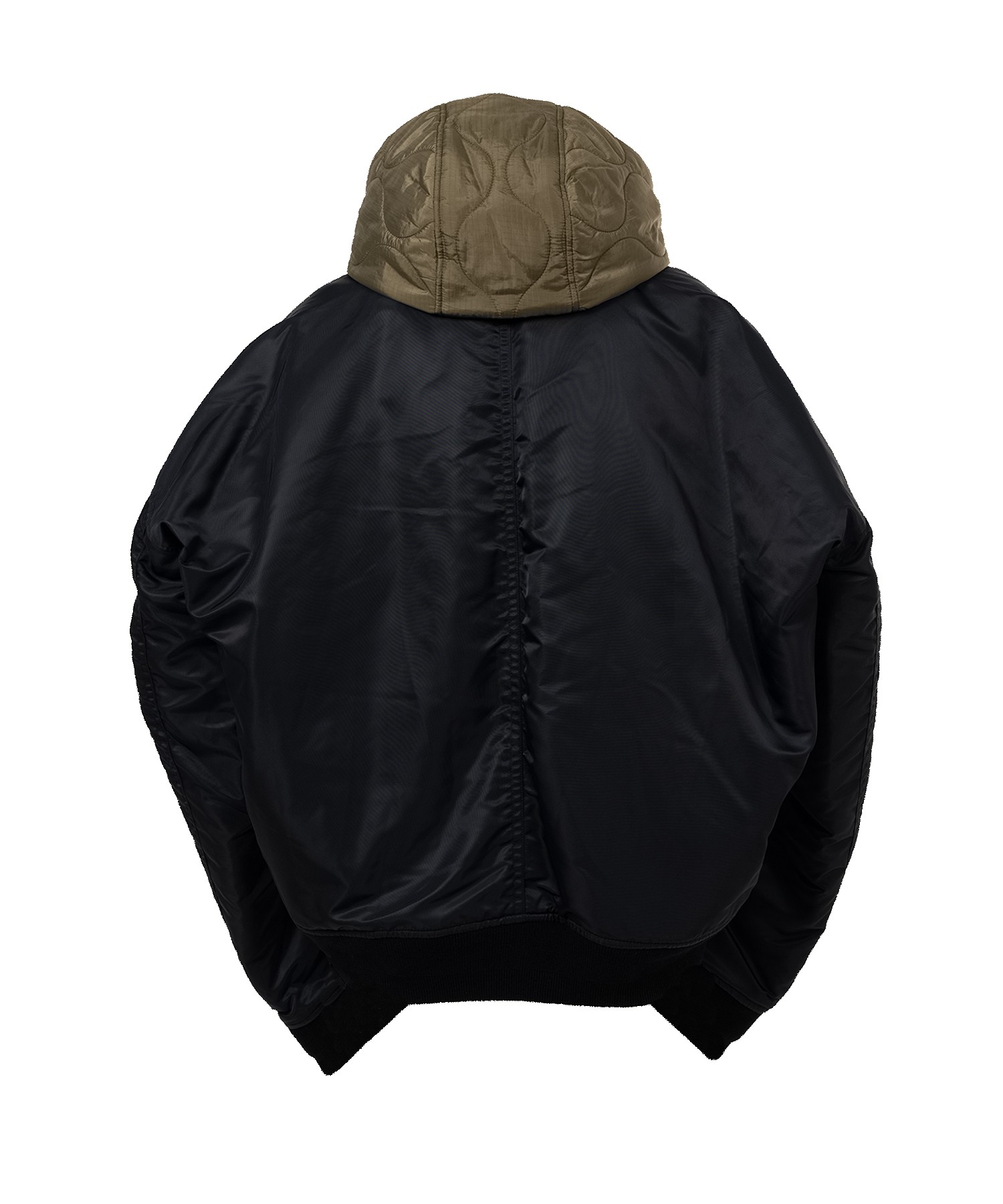 Extended Placket Hood Flight Jacket