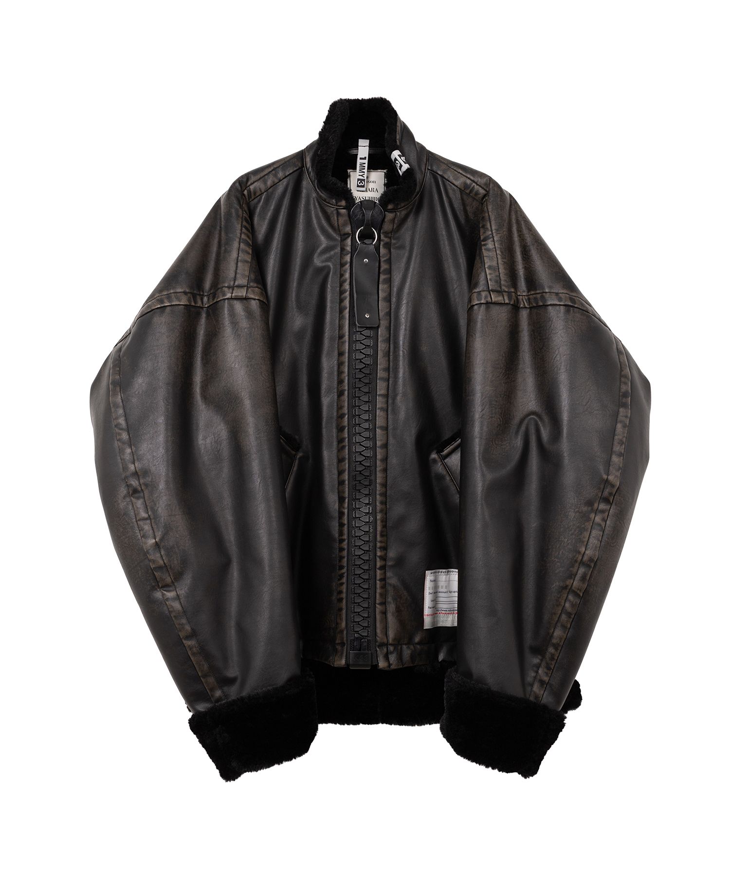 MIHARA YASUHIRO BIG ZIPナイロンコート 中古・古着通販】MIHARA YASUHIRO (ミハラヤスヒロ) Big Zip