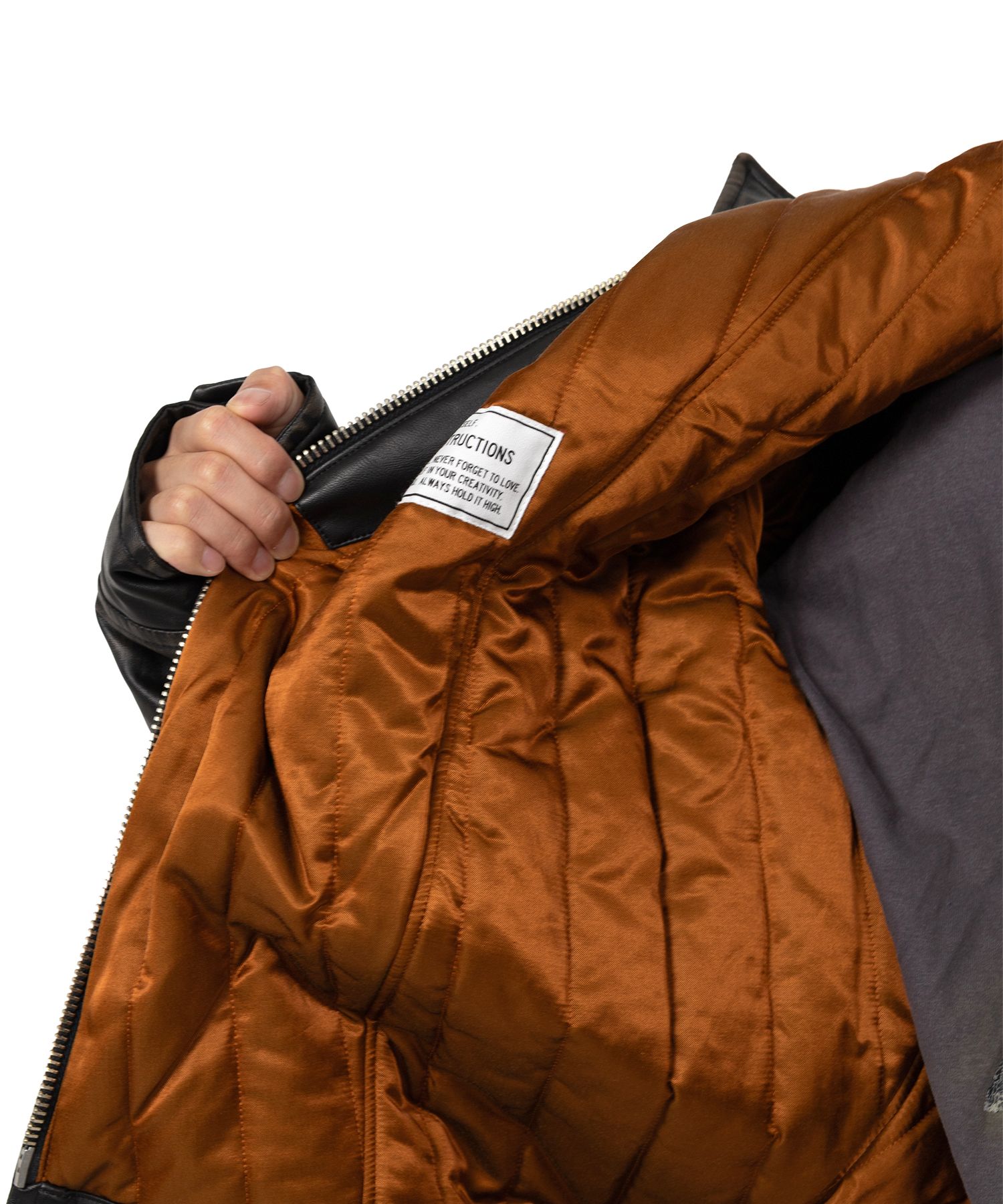 Extended Placket Hood Coated Jacket