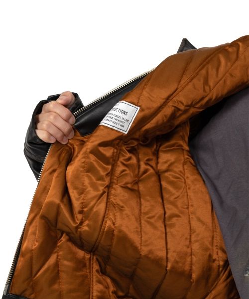 Extended Placket Hood Coated Jacket