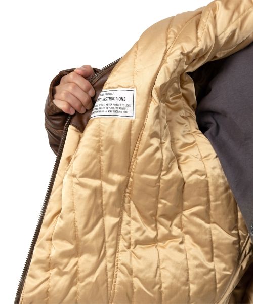 Extended Placket Hood Coated Jacket