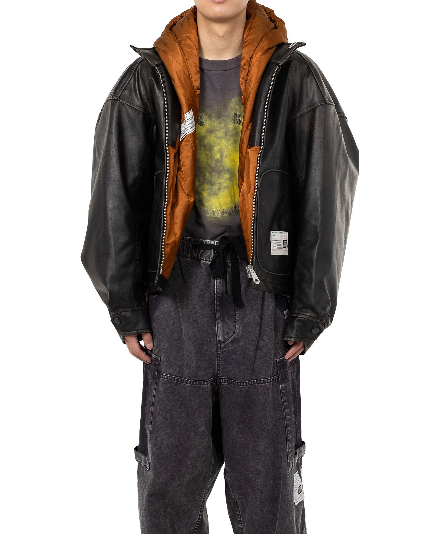 Extended Placket Hood Coated Jacket