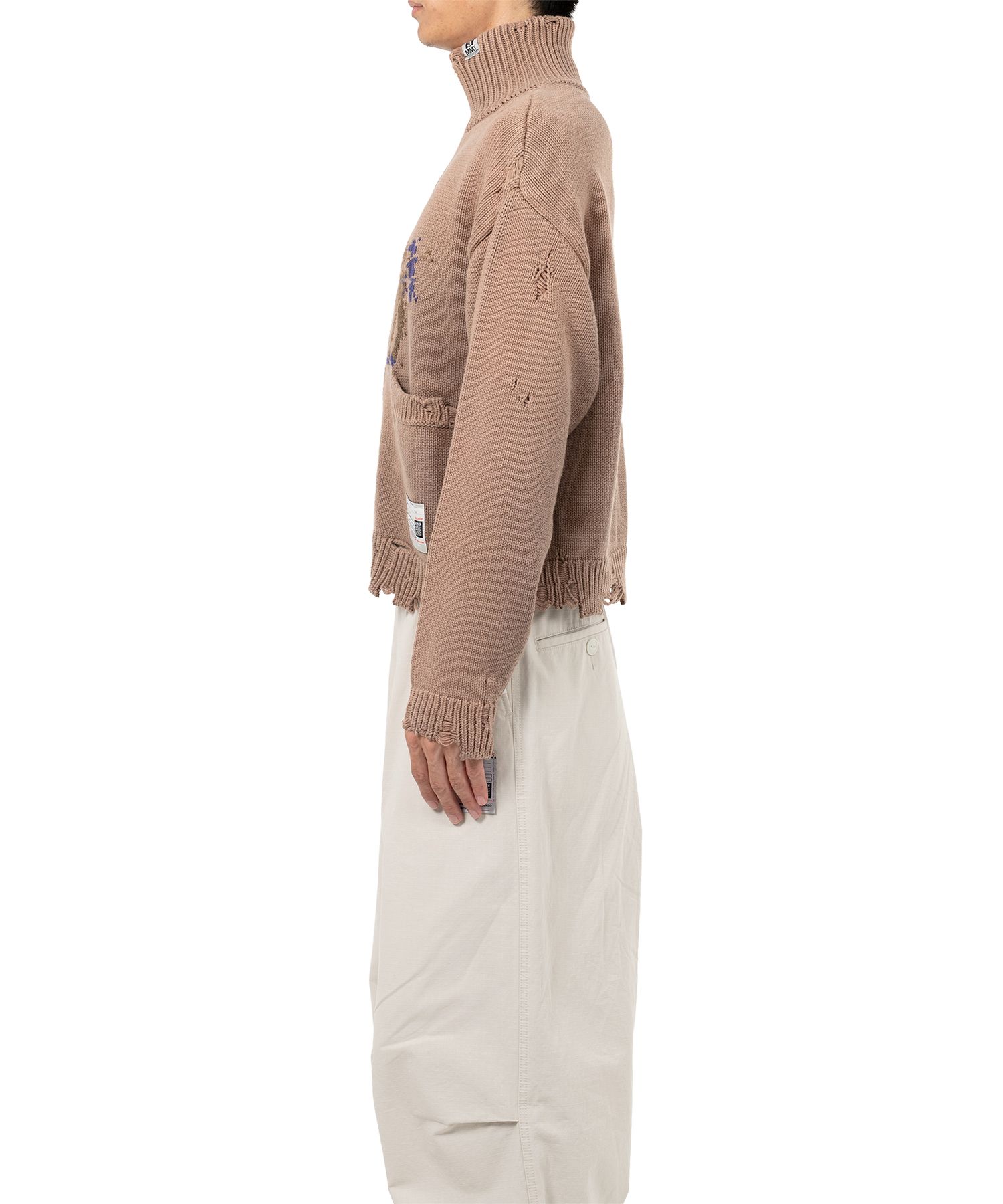 Horse Jacquard Knit Cardigan