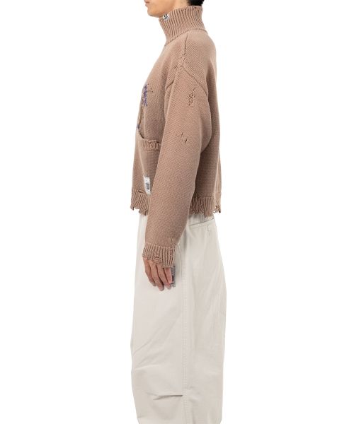 Horse Jacquard Knit Cardigan