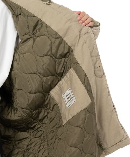 Distressed Balmacaan Coat