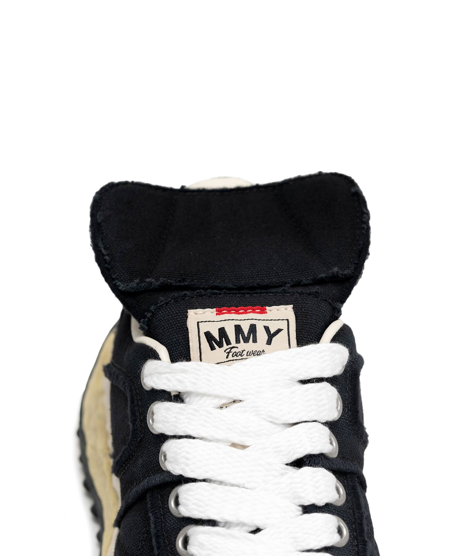 "SCOTT" OG Sole Vintage Effect Embroidered Canvas Low-top Sneaker