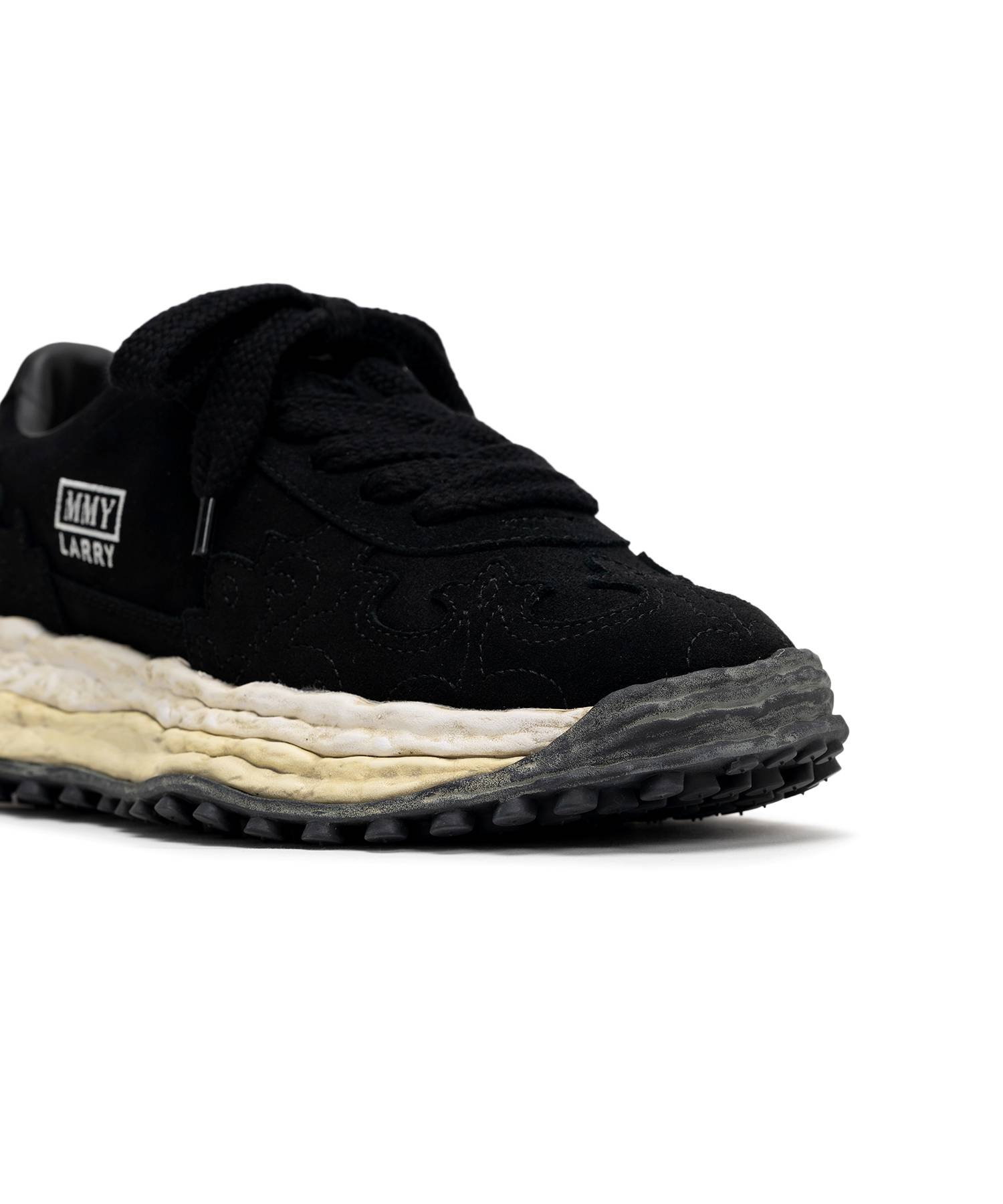 "LARRY" OG Sole Western Detail Suede Low-top Sneaker