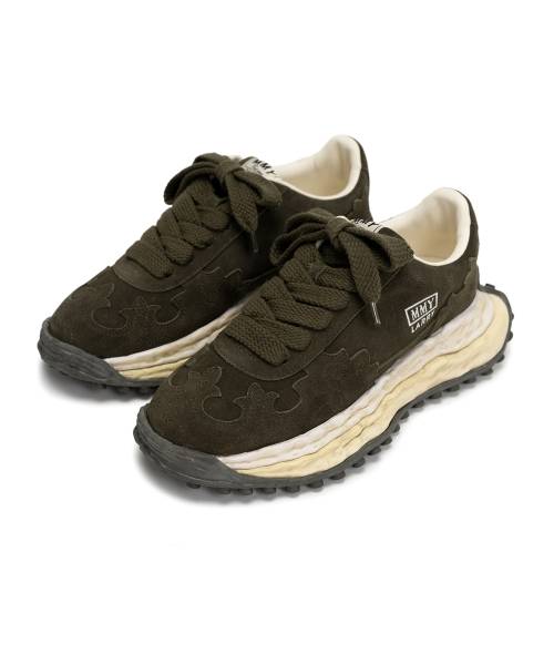 "LARRY" OG Sole Western Detail Suede Low-top Sneaker