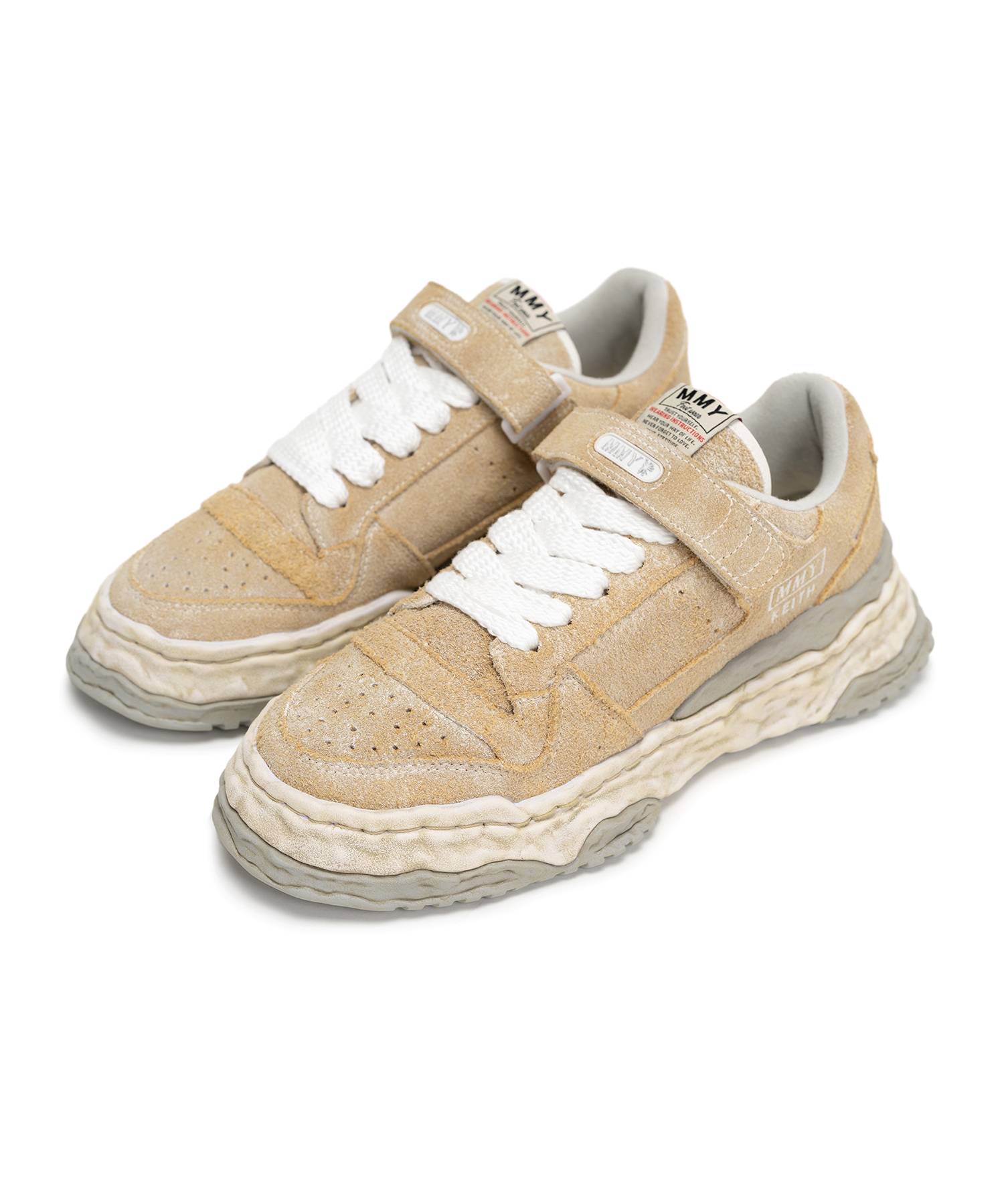 "KEITH" OG Sole Vintage Suede Low-top Sneaker