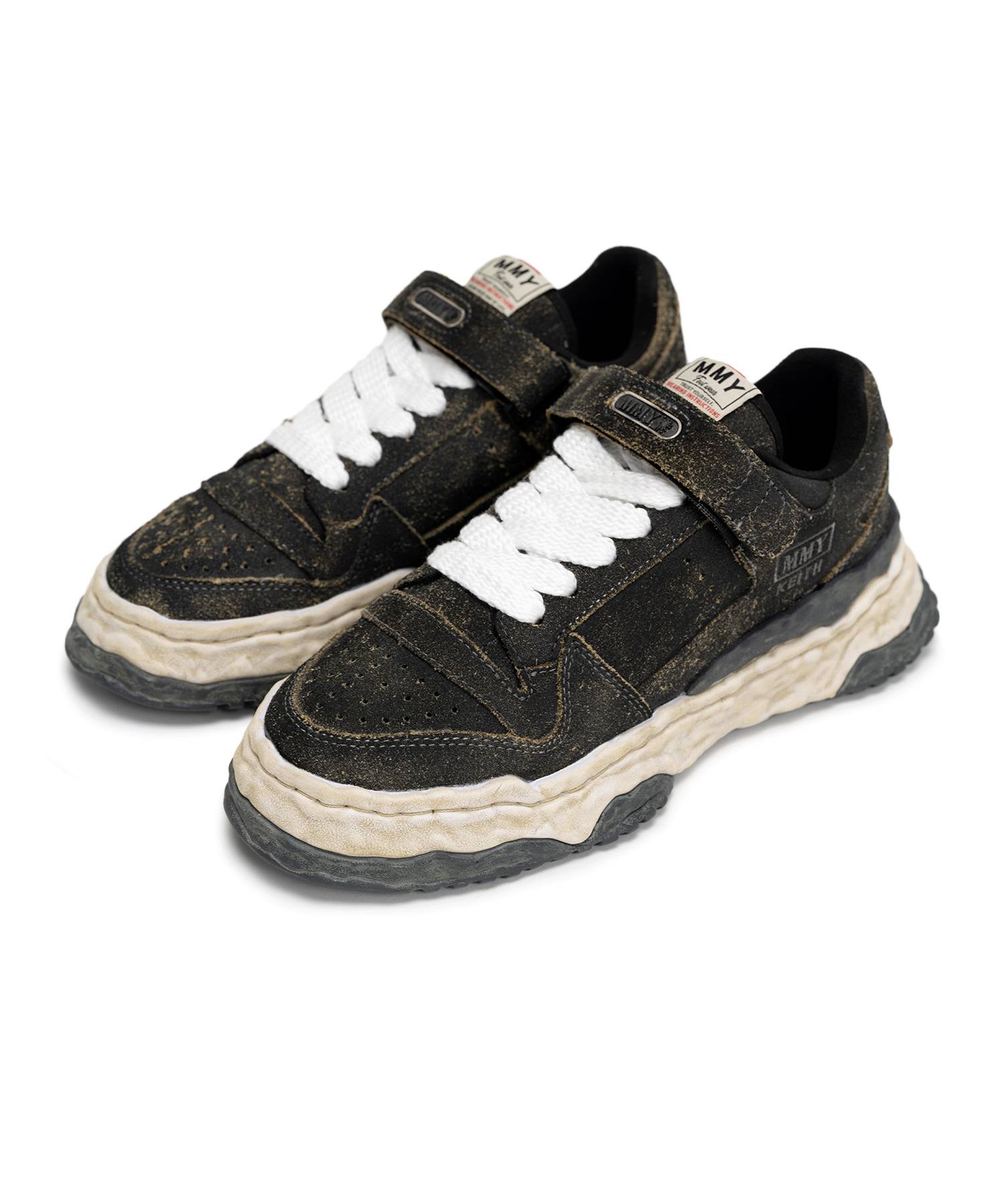 "KEITH" OG Sole Vintage Suede Low-top Sneaker