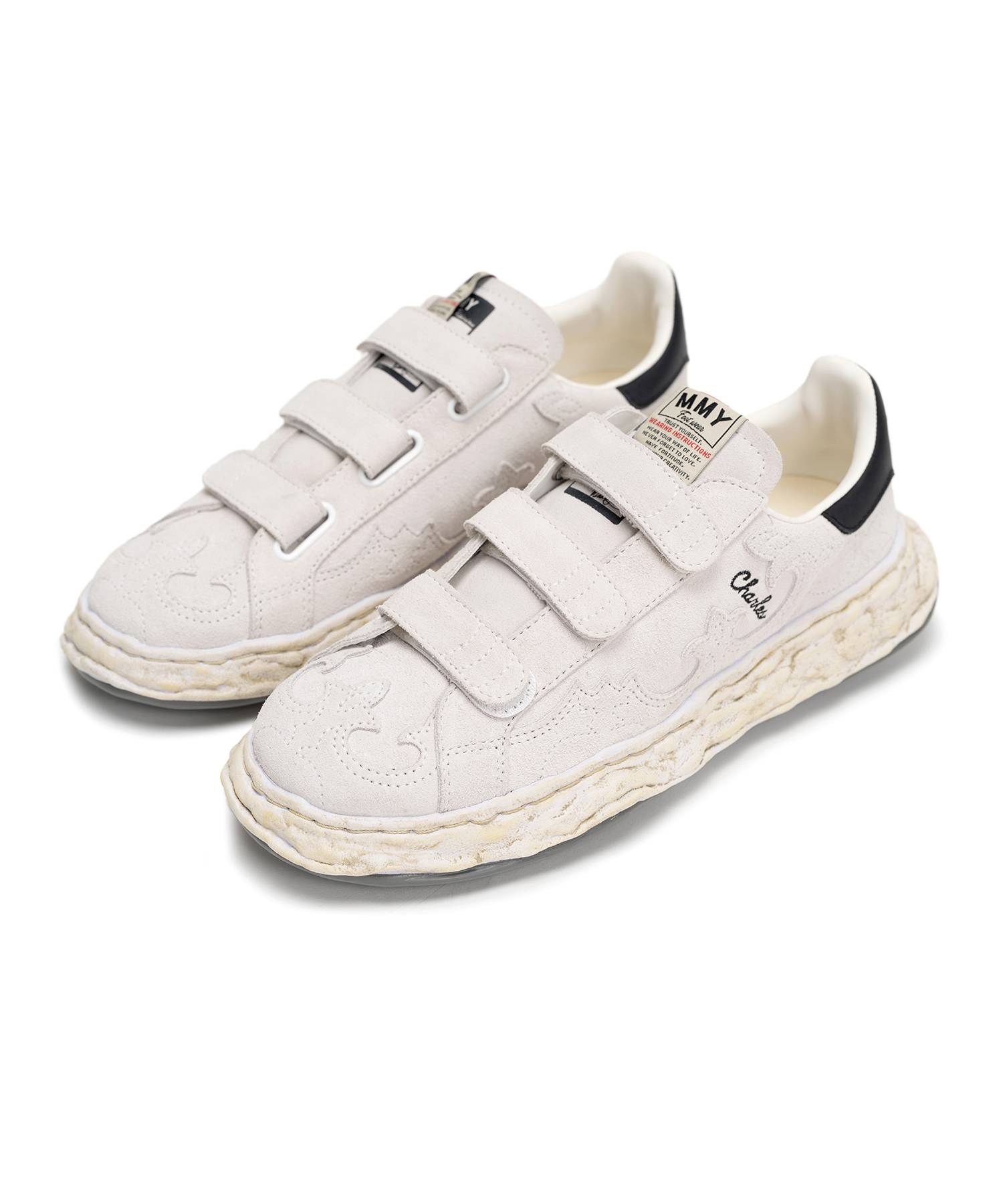 "CHARLES"OG Sole Western Detail Suede Low-top Verclo Sneaker