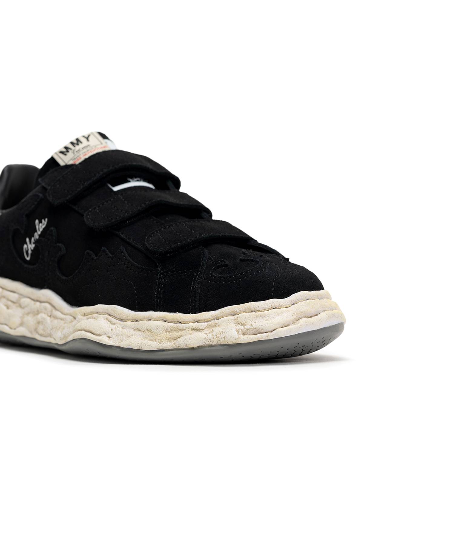 "CHARLES"OG Sole Western Detail Suede Low-top Verclo Sneaker