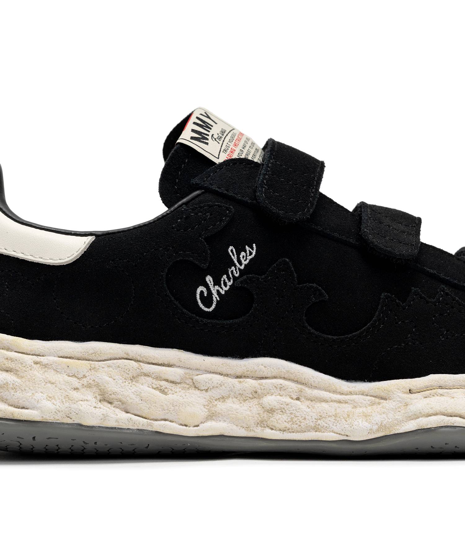 "CHARLES"OG Sole Western Detail Suede Low-top Verclo Sneaker