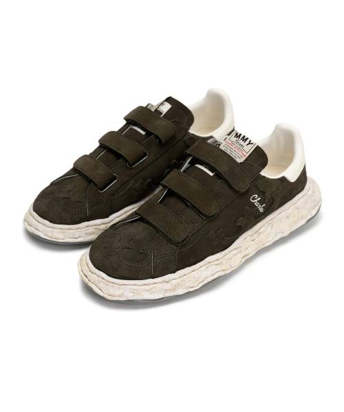 "CHARLES"OG Sole Western Detail Suede Low-top Verclo Sneaker